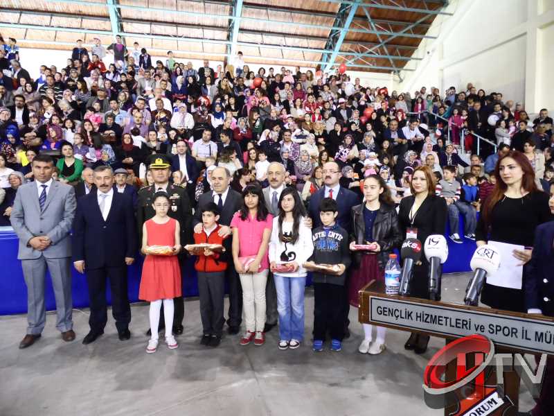 ÇORUM'DA 23 NİSAN KUTLAMALARI 