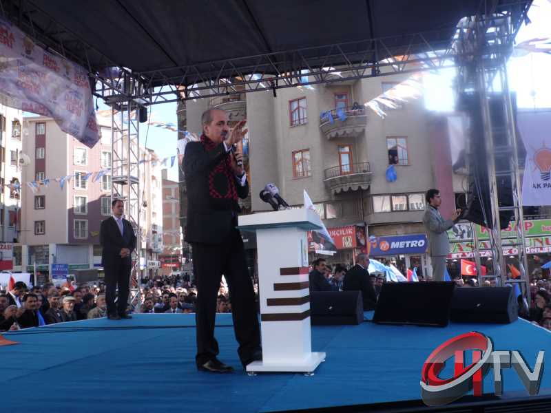 NUMAN KURTULMUŞ YAZIÇARŞIDA  COŞDU