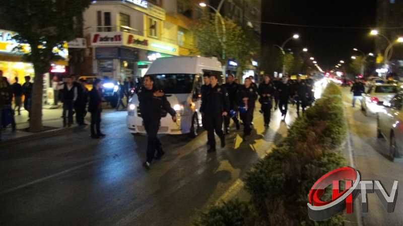 DERBİ MAÇ SONRASI ÇORUM CADDELERİ