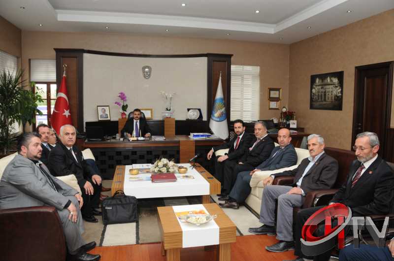 Başkan Külcü’ye tebrik ziyaretleri devam ediyor