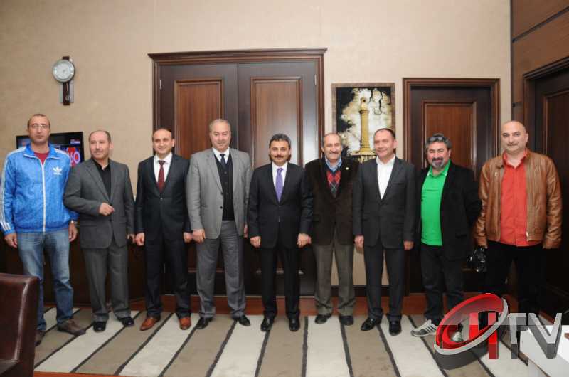 Başkan Külcü’ye tebrik ziyaretleri devam ediyor