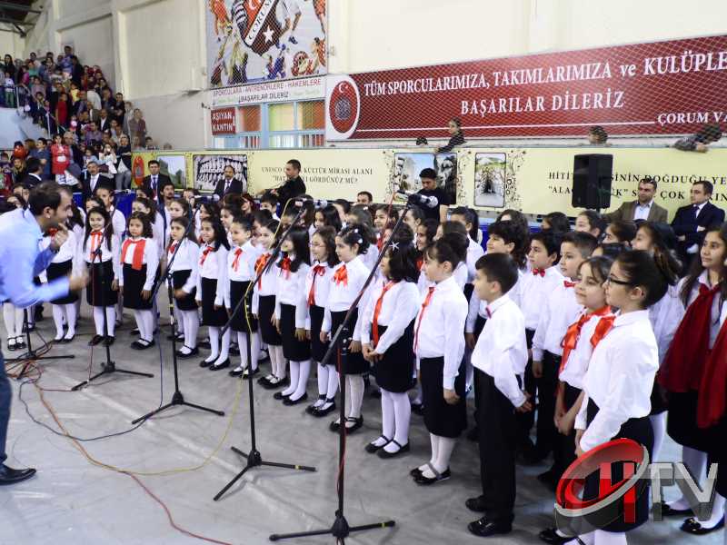 ÇORUM'DA 23 NİSAN KUTLAMALARI 