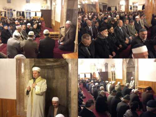 Çorum Ulu Camii'n de Sabah Namazı sonrası Üç bin 555 hatim yapıldı