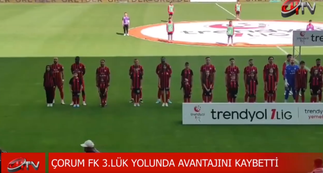 Ahlatcı Çorum FK 3.'LÜK avantajını kaptırdı!