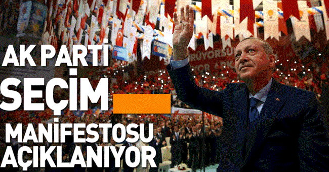 AK Partinin seçim manifestosu 