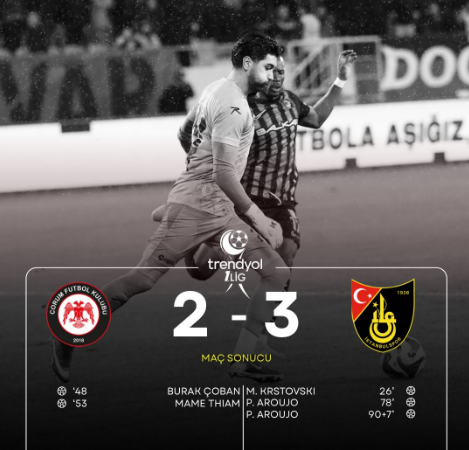 Arca Çorum FK - İstanbul Spor Maçı sonrası açıklaması