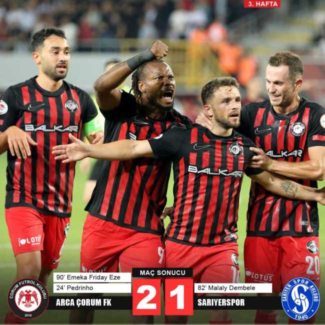 Arca Çorum FK 3 Konner 1 Penaltı 3'.Kez Kazandı!