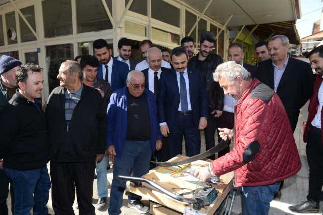 Başkan Külcü, arasta esnafını ziyaret etti