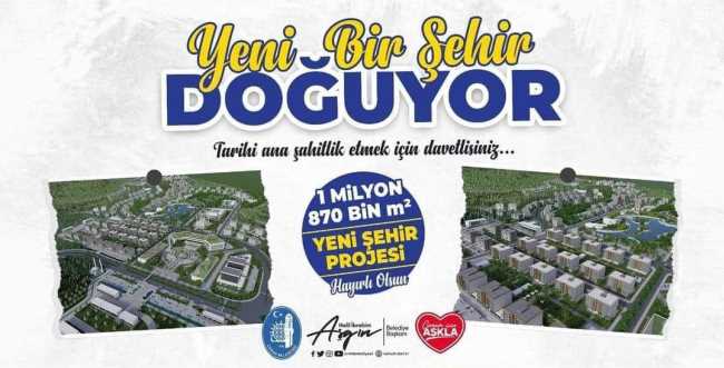 Çorum'a Modern bir şehir inşa edilecek