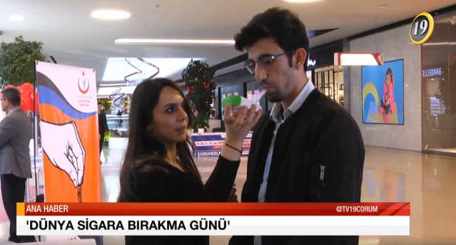 ÇORUM'DA ‘DÜNYA SİGARA BIRAKMA GÜNÜ’ ETKİNLİĞİ