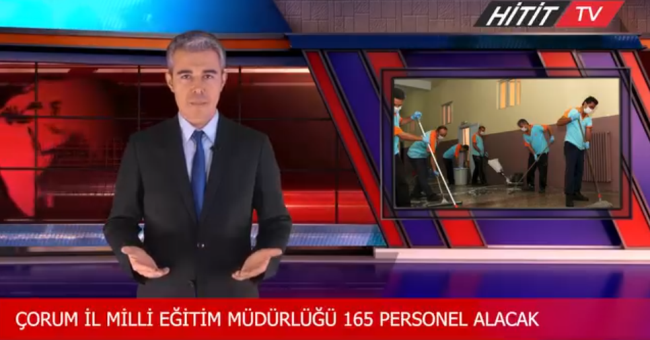Çorum İl Milli Eğitim Müdürlüğü'ne 165 personel alınacak