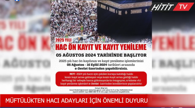 Çorum İl Müftülüğü hacı adaylarını uyardı