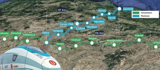 Delice-Çorum tren hattının temeli atılıyor!