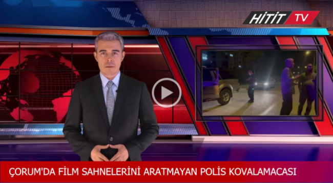 Film Sahnelerini Aratmayan Polis Kovalamacası