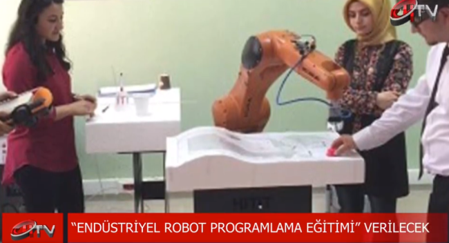 HİTÜ “Endüstriyel Robot Programlama Eğitimi Verilecek!