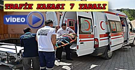İskilip’te Meydana Gelen Trafik Kazasında 7 Kişi Yaralandı 