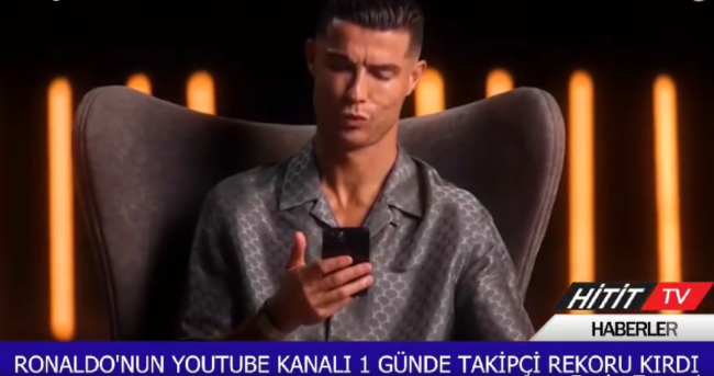 Ronaldo'nun Youtube kanalı açıldı