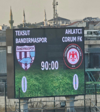 Teksüt  Bandırma Spor 0-0 Ahlatçı Çorum FK Maçı
