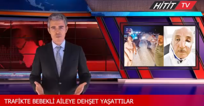 Trafik'te Bebekli Aileye Dehşeti Yaşattılar