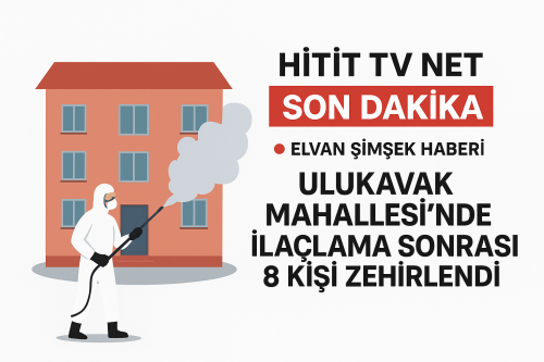 “Çorum’da ilaçlama sonrası 8 kişi zehirlendi”