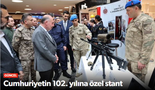 "Cumhuriyet’in 102. Yılında Güvenlik Gücü Vitrini