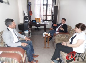 VALİ BAŞKÖY HİTİT TV'YE ZİYARETTE BULUNDU