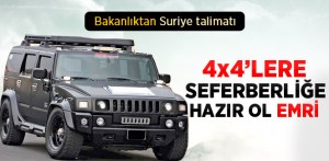 4X4 ARAÇLARINIZA EL KONULABİLİR