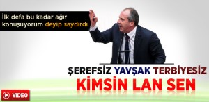 MUHARREM İNCE'NİN AĞZINI BOZDUĞU AN