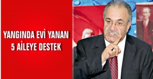 USLU;YANGINDAKİ  MADDİ HASARLAR HEMEN GİDERİLECEK