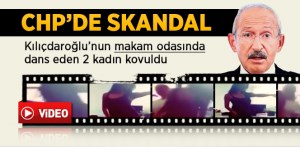 CHP'DE BÖYLE DANS GÖRÜLMEDİ