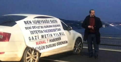 15 Temmuz Şehitler Köprüsü’nde Eylem Yaptı