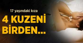 17 Yaşındaki Kıza 4 Kuzeni Tecavüz Etti