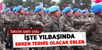 1992/4 Tertip Erler Yılbaşında Erken Terhis 