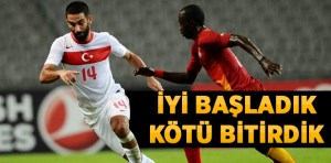TÜRKİYE-GANA KARŞILAŞMASI  2- 2 BİTTİ
