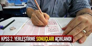 2. KPSS  yerleştirme sonuçları açıklandı