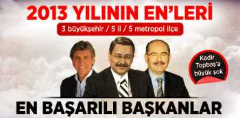 2013 Yılının En Başarılı Belediye Başkanları