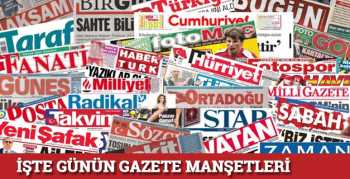 21.10.2014 Salı Gazete Manşetleri