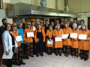 M_TURKUAZ firması çalışanlarına sertifİkasını verdi