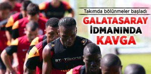 GALATASARAY'da  Burak'la Sneijder Kavga Etti