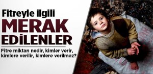 FİTRE KİMLERE VERİLİR