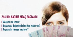 Geliri olmayan dul kadına 500 TL maaş