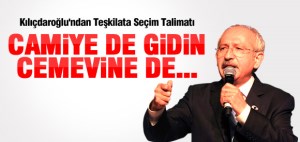 KILIÇDAROĞLU CAMİ'YİDE,CEM EVİNİDE ZİYARETE GİDİN EMRİ