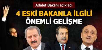 4 Eski Bakanın Fezlekeleri Bakanlıkta