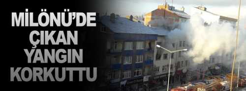 4 katlı bir apartmanın 3'üncü katındaki yangın çıktı