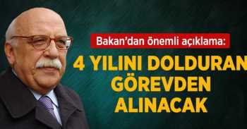 4 Yılını Dolduran Başarısız İdareciler görevden alınacak