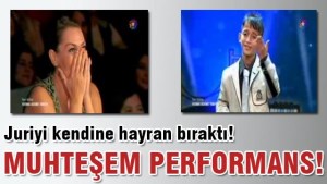 Bu Çoçuk Juriyi kendine hayran bıraktı