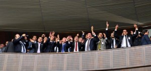 ÇORUM AK GENÇLİK BAŞBAKANIN GRUP TOPLANTISINA KATILDI