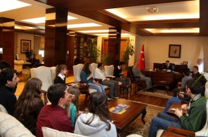 ÇORUM Valisi Başköy "Yeşil Düşün" Heyetini Kabul Etti