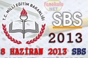 SBS SORU VE CEVAPLARI İÇİN TIKLA