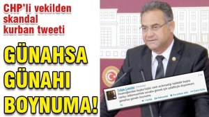 CHP'li vekilin  bilerek attığı  skandal kurban tweeti